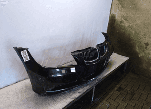 Zderzak przód przedni do bmw serii 3 seria 3 E90 xenon spryski schwarz ii czarny halogeny 3
