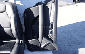 Fotele siedzenia skóra grzane el pamięć mercedes c W204 C350 7