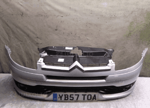Zderzak przód przedni do citroen C4 vtr ezrc srebrny halogeny 1