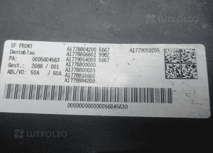 Zderzak przedni przód mercedes a-klasa W177 2018- 16