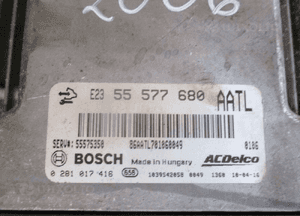 STEROWNIK SILNIKA KOMPUTER OPEL ASTRA J IV INSIGNIA A 2.0 CDTI 55577680 2