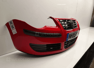 Zderzak przód przedni vw volkswagen polo 9N3 lift fl LP3G czerwony 2
