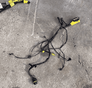 MERCEDES c 204 e 212 e 207 wiązka elektryczna z fartucha do lamp lewa prawa abs h7 bez LED 3