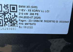 Lusterko bmw X5 G05 X7 G07 5PIN 3