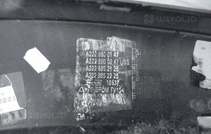 ZDERZAK PRZÓD PRZEDNI MERCEDES S-KLASA W222 2013- 11