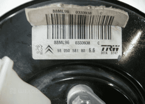 Serwo pompa hamulcowa peugeot 208 1.4 9805058180 4