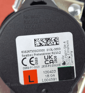 BMW F48 Pas bezpieczeństwa fotela przedniego 635267300C 3