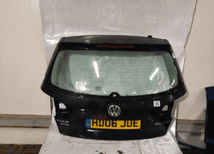Klapa tył tylna bagażnika | volkswagen vw golf v + plus czarny LC9X 1