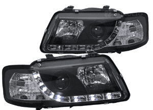 Lampy Reflektory DO AUDI A3 8L OD 1996 DO 2000. DAYLINE LED 2