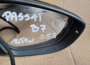 Lusterko prawe przód przednie vw passat B7 passat cc 9 pin 5