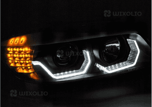 Lampy reflektory do bmw E90/E91 od 2005 do 2008 ringi 3D diodowe kierunki 3