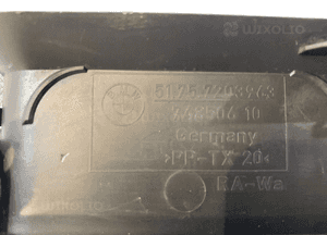 BMW E60 Kanał powietrza hamulca L 7203963 - 0124 4