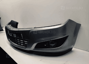Zderzak przód przedni opel astra h 3 iii lift fl Z163 szary halogeny 3