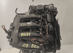 BMW e60 2.0 diesel oe m47t SILNIK KOMPLETNY 1