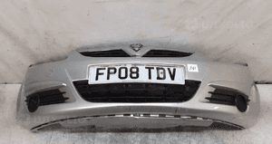 Zderzak przód przedni opel corsa d 4 iv Z157 srebrny 1