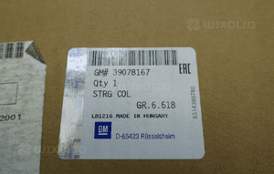 Kolumna kierownicza opel astra k v 39078167 7
