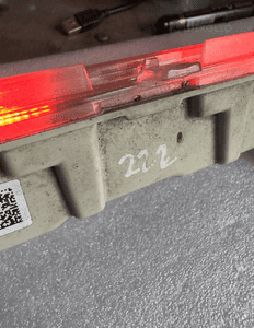 MERCEDES S 222 światło przeciw mgielne zderzaka tył 7