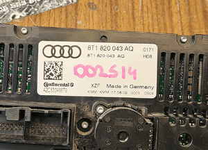 Klimatronik 8T1820043AQ Panel Sterowania Nawiewu Klimatyzacji Grzane Fotele AUDI A4 B8 A5 Europa 13