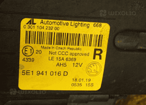 Lampa przód prawa skoda octavia iii lift full led 4
