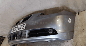 Zderzak przód przedni bmw E60 E61 seria 5 silbergrau szary halogeny pdc czujniki spryskiwacze lamp xenon 3