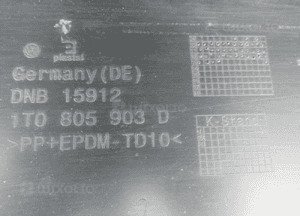 Zderzak przedni przód vw touran i lift vw caddy 1T0 1T0807221M-AA 2010-2015 28