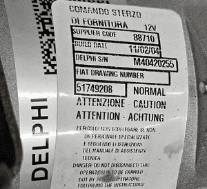 Lancia Ypsilon II 2 kolumna kierownicza wspomaganie kierownicy 51749208 26099947 2