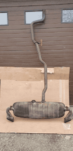 Tłumik końcowy wydech rura VW Touareg 3.0 TDI 1