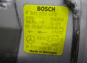 Mercedes W220 lampa prawa przód xenon a2208201061 7