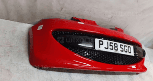 Peugeot 107 C1 zderzak przód przedni kkn czerwony 4