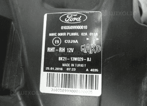 Ford transit custom czarna lampa przednia prawa 8