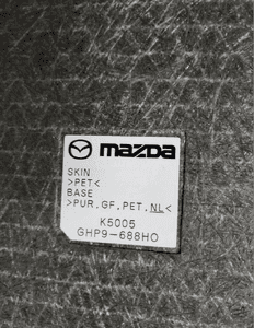 WYKŁADZINA BOCZKI BAGAŻNIKA tył Mazda 6 GJ lift Kombi 5