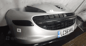 Zderzak przód przedni do peugeot 207 ezrc srebrny 3