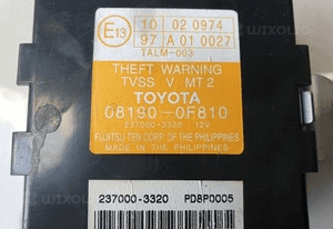Toyota corolla verso moduł alarmu 08190-0F810 3