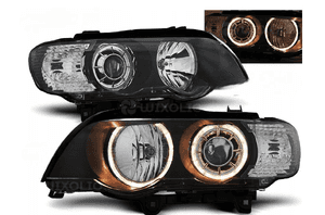 Lampy bmw X5 E53 99-03 rok xenon D2S depo black 1