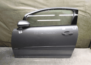 Drzwi przód przednie lewe opel corsa d Z163 szara 3D 3 drzwi hb 1