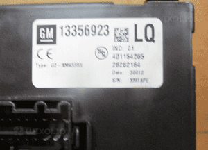 MODUŁ STEROWNIK SKRZYNKA BSI OPEL MERIVA B 1.7 13356923 3