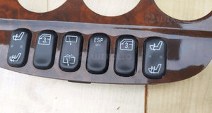 MERCEDES ML 163 panel dekor przełączniki  drewno low range ramka 8
