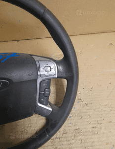 KIEROWNICA FORD MONDEO MK.4 IV S-MAX SMAX MULTI MULTIFUNKCJA CHROM SKÓRA SKÓRZANA   (Lok. 157 ) 3