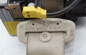 PAS PIROTECHNICZNY PRAWY MERCEDES SL SL R230 02- 2