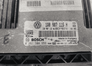 VW EOS 2.0TSI STEROWNIK KOMPUTER SILNIKA ZESTAW DO ODPALENIA 1Q0907115H 3