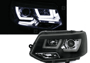 Lampy Reflektory VW T5 10-15 DO JAZDY DZIENNEJ DRL 2