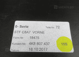 Zderzak przedni przód audi A7 C8 ii 4K8 2018-2023 21
