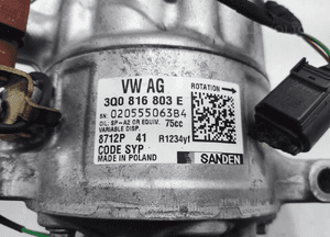 SPRĘŻARKA KLIMATYZACJI AUDI A1 II 82A 1.0 TFSI 3Q0816803E 2019-2024 6
