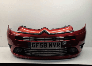 Zderzak przód przedni citroen C4 grand picasso ekqd bordo borodwy halogeny 1