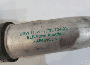 BMW 7 E65 4.0d Przewód IC 7788734 - 029 4