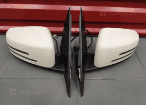 Mercedes c-klasa W204 lift lusterko prawe 11 pin 9+2 kolor 650 oryginał 2