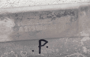 Listwa progowa lewa prawa komplet mercedes cl W215 9