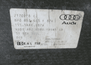 Podłoga wykładzina mata bagażnika audi A3 8P sportback 3D 8P0863463F 3