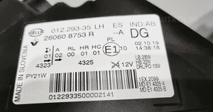 Reflektor lewy full led renault scenic iv black pure vision europa 5