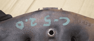 Kolektor wydechowy Citroen C5 III 2.0 HDI 9681570480 6